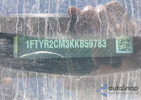 2019 Ford Transit-250 from USA, damaged, VIN 1FTYR2CM3KKB59783